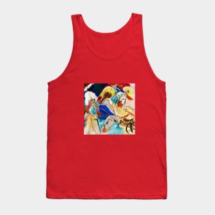 colorful vintage impressionist painting design Tank Top